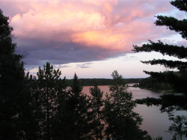 Sunset over Horseshoe Lake